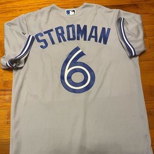 Brand New Marcus Stroman Toronto Blue Jays Majestic Jersey Medium